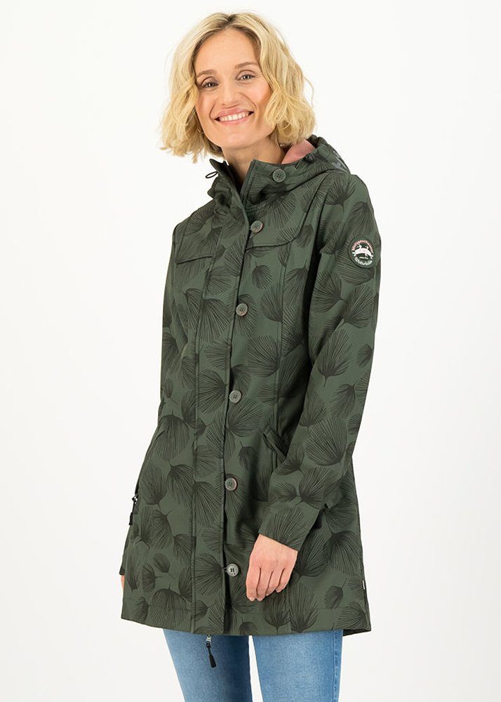 Softshelljacke Blutsgeschwister Wild Weather Long Anorak Damen Jacke Mantel