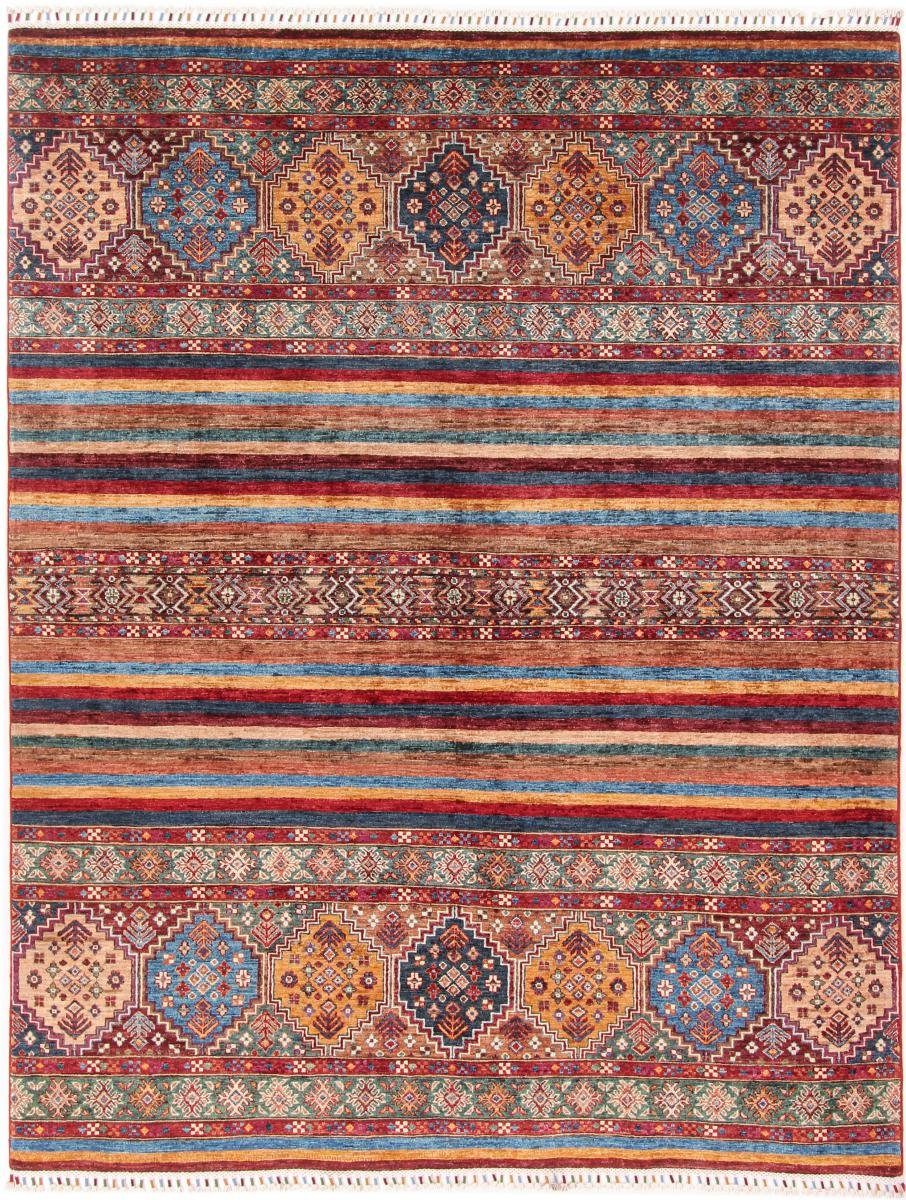Orientteppich Arijana Shaal 194x249 Handgeknüpfter Orientteppich, Nain Trading, rechteckig, Höhe: 5 mm