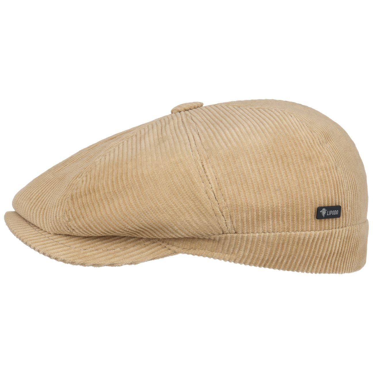 Lipodo Flat Cap (1-St) Cordcap mit Schirm, Made in Italy günstig online kaufen