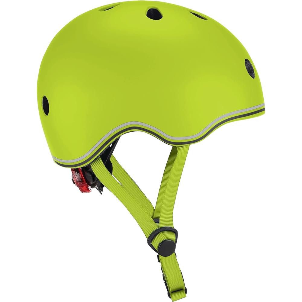 Globber Kinderhelm Helm GO-UP Lights XXS-XS (45-51cm) Skaterhelm Fahrradhelm, strapazierfähige Polycarbonat-Schale