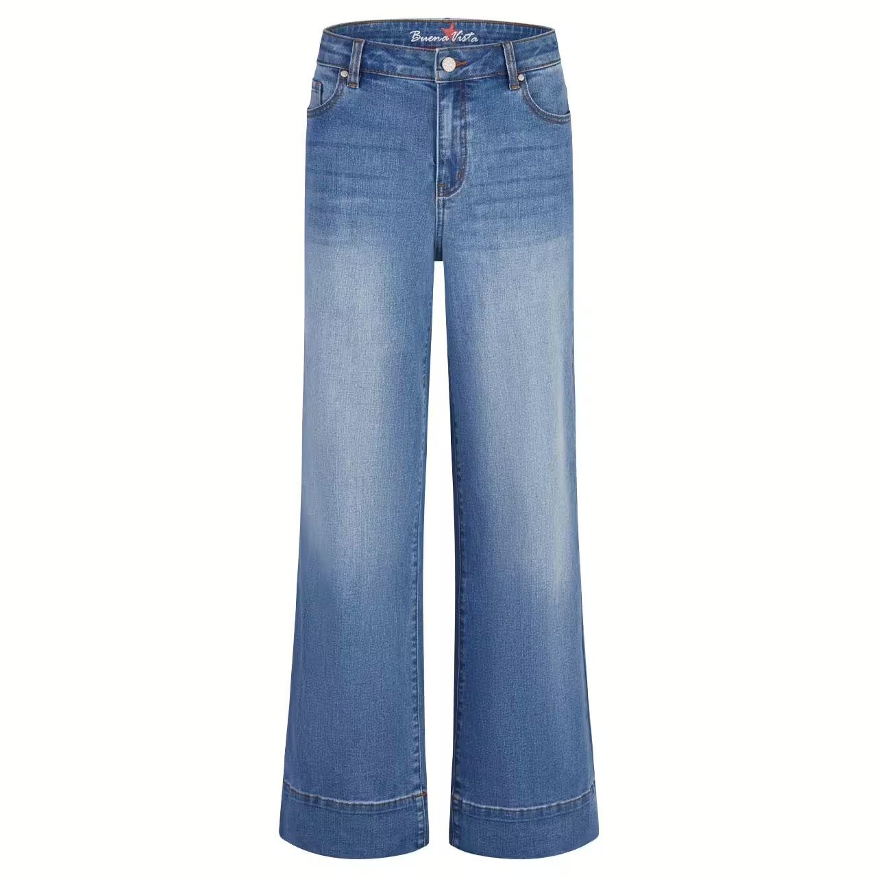 Buena Vista Weite Jeans - Wide Leg Jeans ? Stretch Denim High Waist ? Weites Bein