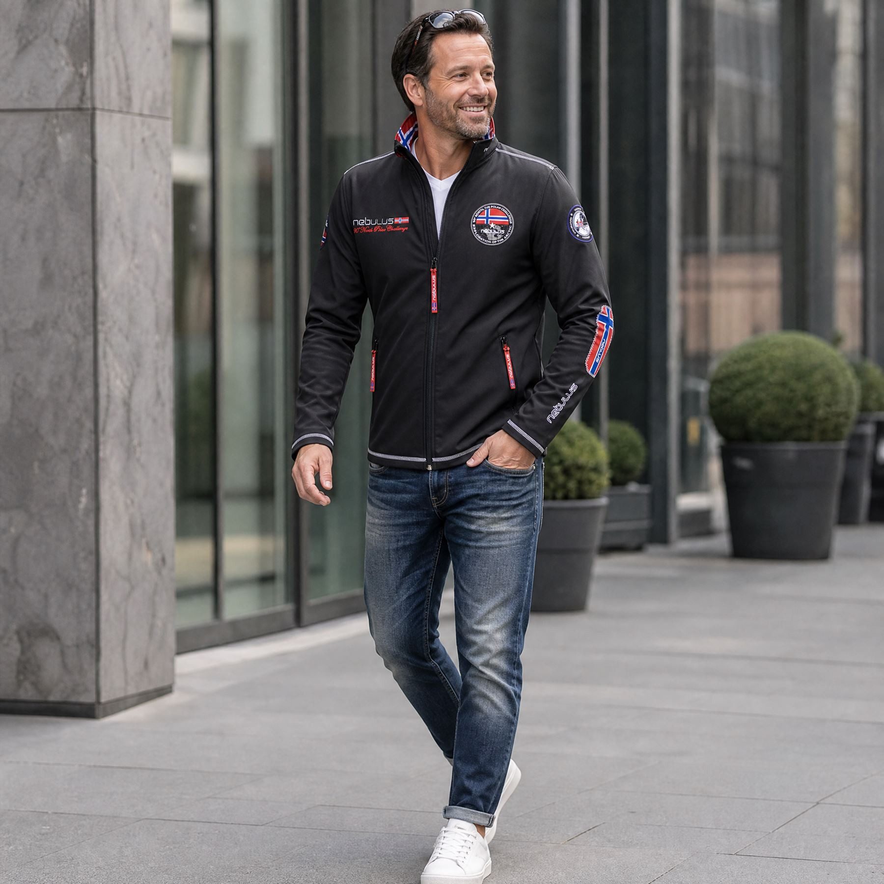 Nebulus Softshelljacke MAESTRO, Q501 - Herren, schwarz, M