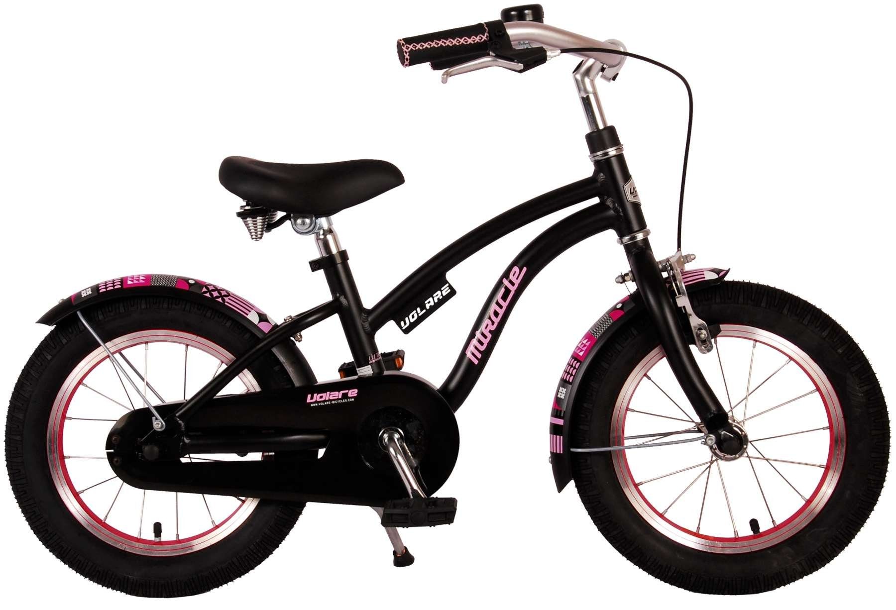 LeNoSa Volare Kinderfahrrad, 1 Gang, Miracle ohne Zoll Kinderfahrrad 14 Cruiser Schaltung