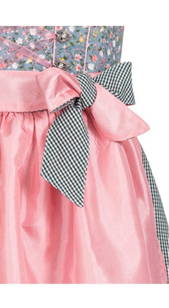 Nübler Dirndl Kinderdirndl 3-teilig Nicky in Blau von Nübler - Rocklänge knielang 3 teiliges Set aus Dirndl, Bluse und Schürze – Bild 5 von 5
