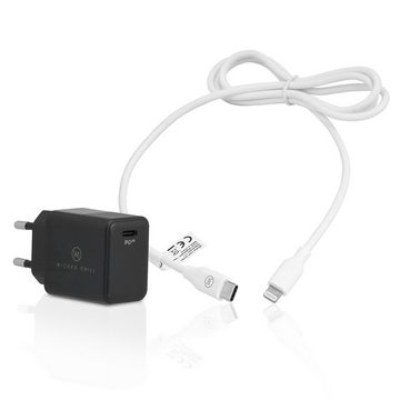 Wicked Chili 20W Netzteil USB C + Lightning Kabel für iPhone 13 Steckernetzteil (USB-C Power Delvery 3.0 Schnellladegerät für Apple iPhone)