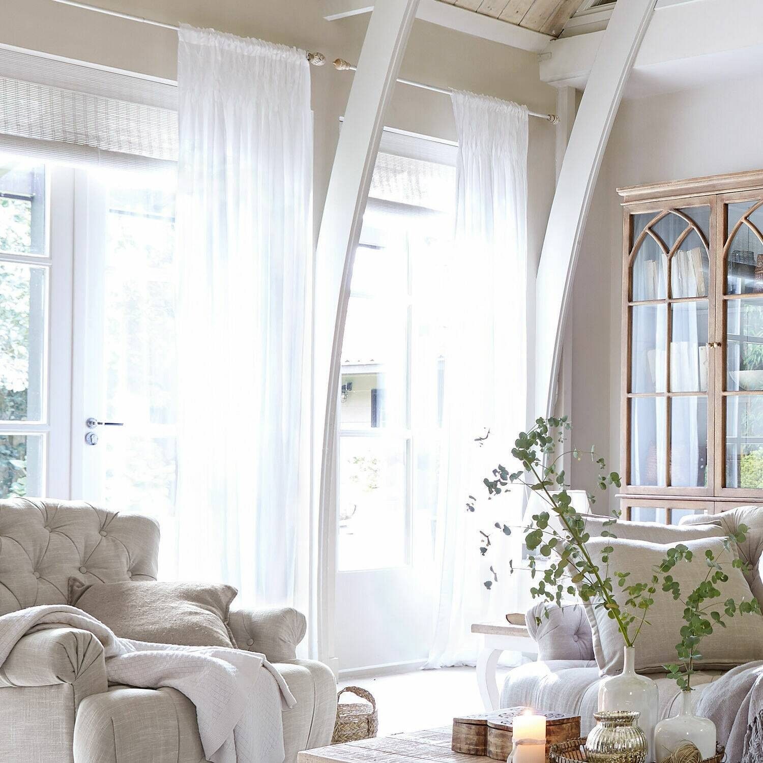 Mirabeau Vorhang Gardine Otilie weiß günstig online kaufen