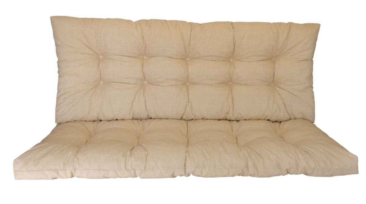 Rattani Sitzkissen Polster Kissen für Hollywoodschaukel 5 Größen beige