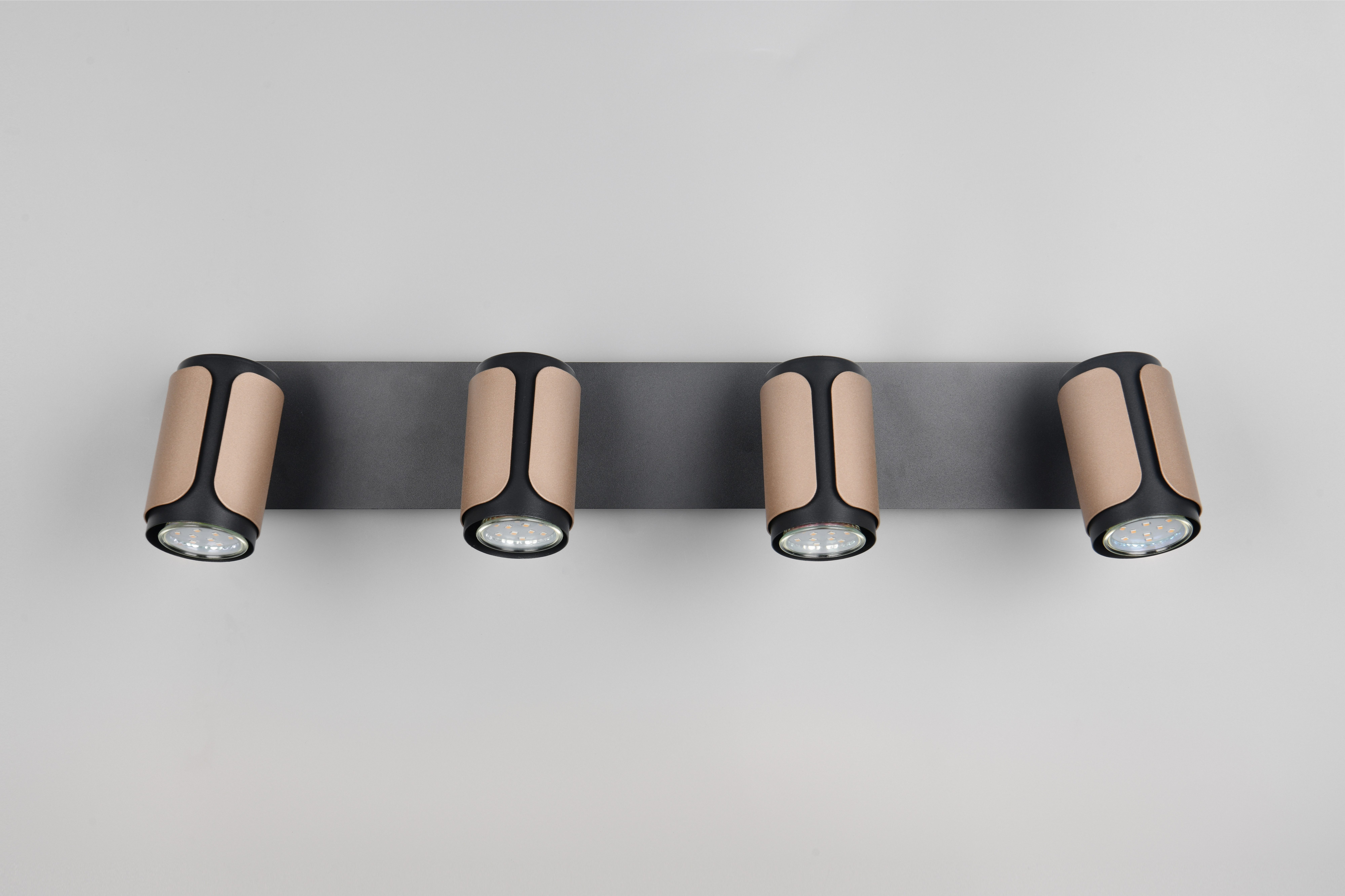 TRIO Leuchten Deckenstrahler GILLAN, Spot 4-flammig, exkl 4x GU10 max 10W, günstig online kaufen