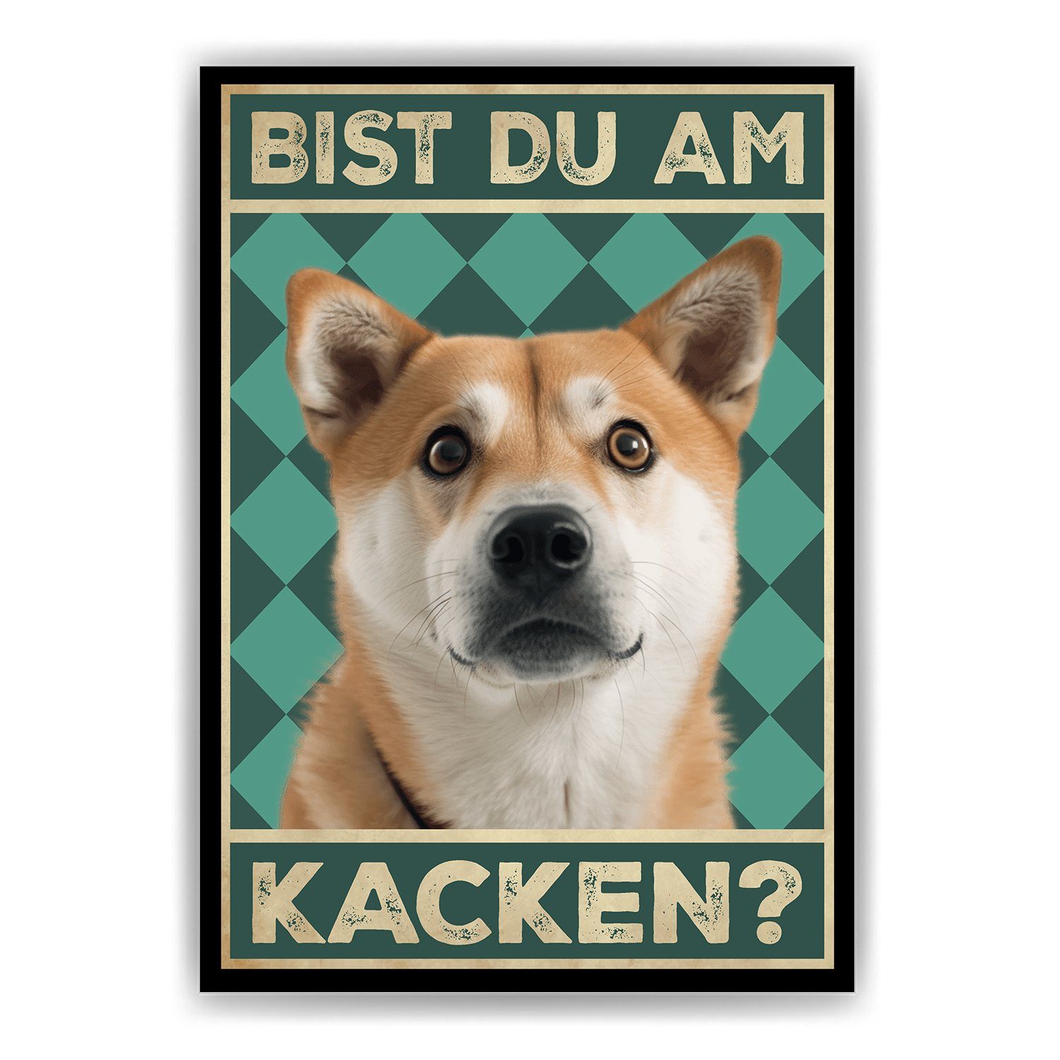 Tigerlino Poster Bist du am Kacken? günstig online kaufen