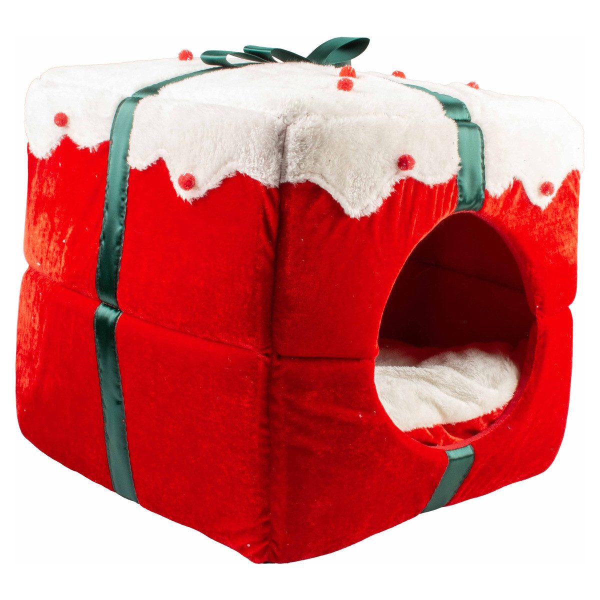 DUVO+ Schlafhöhle Xmas Katzenhöhle Geschenk