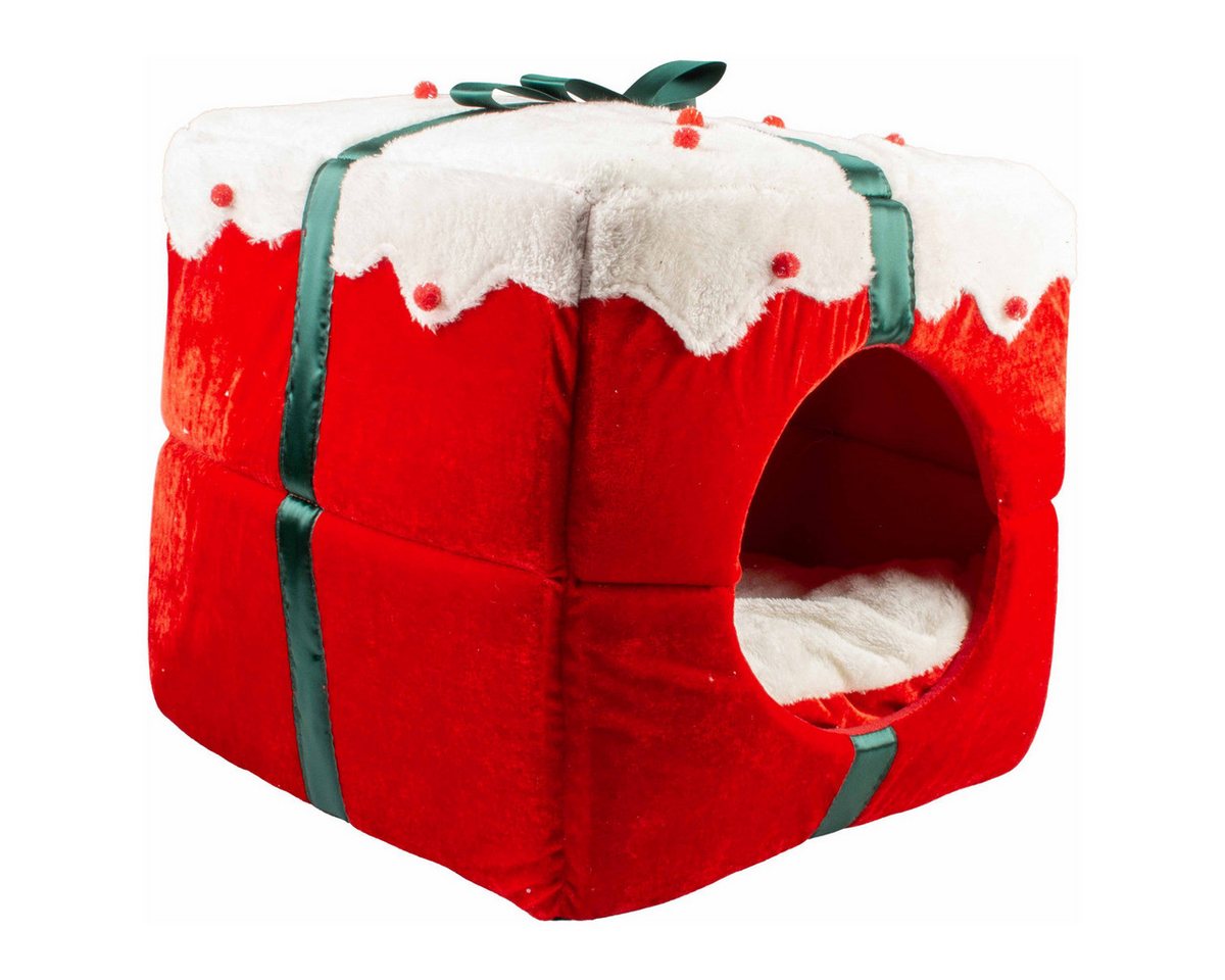 DUVO+ Schlafhöhle Xmas Katzenhöhle Geschenk
