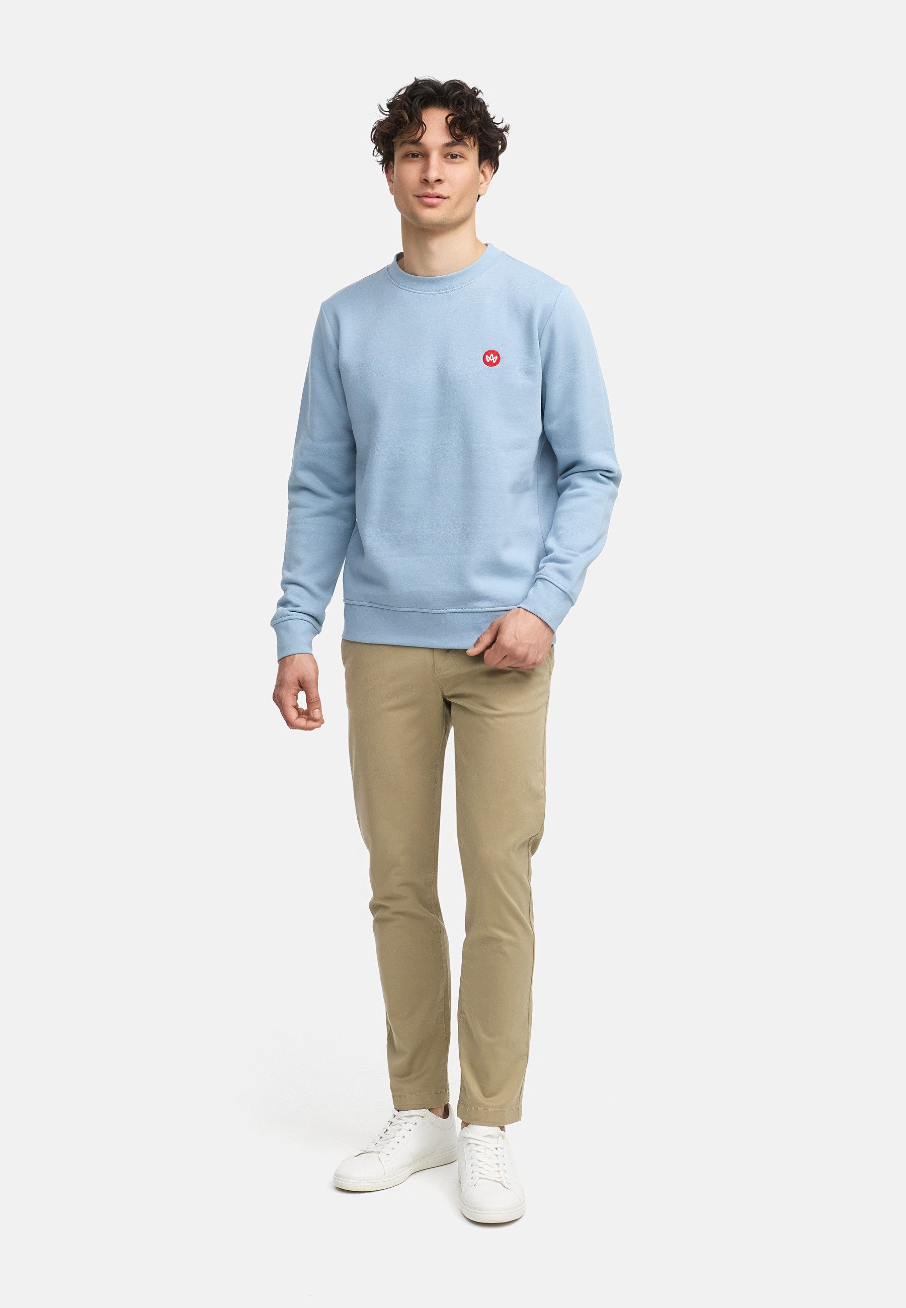 Kronstadt Kapuzenpullover KSLars Sweatshirt mit Rundhalsausschnitt günstig online kaufen