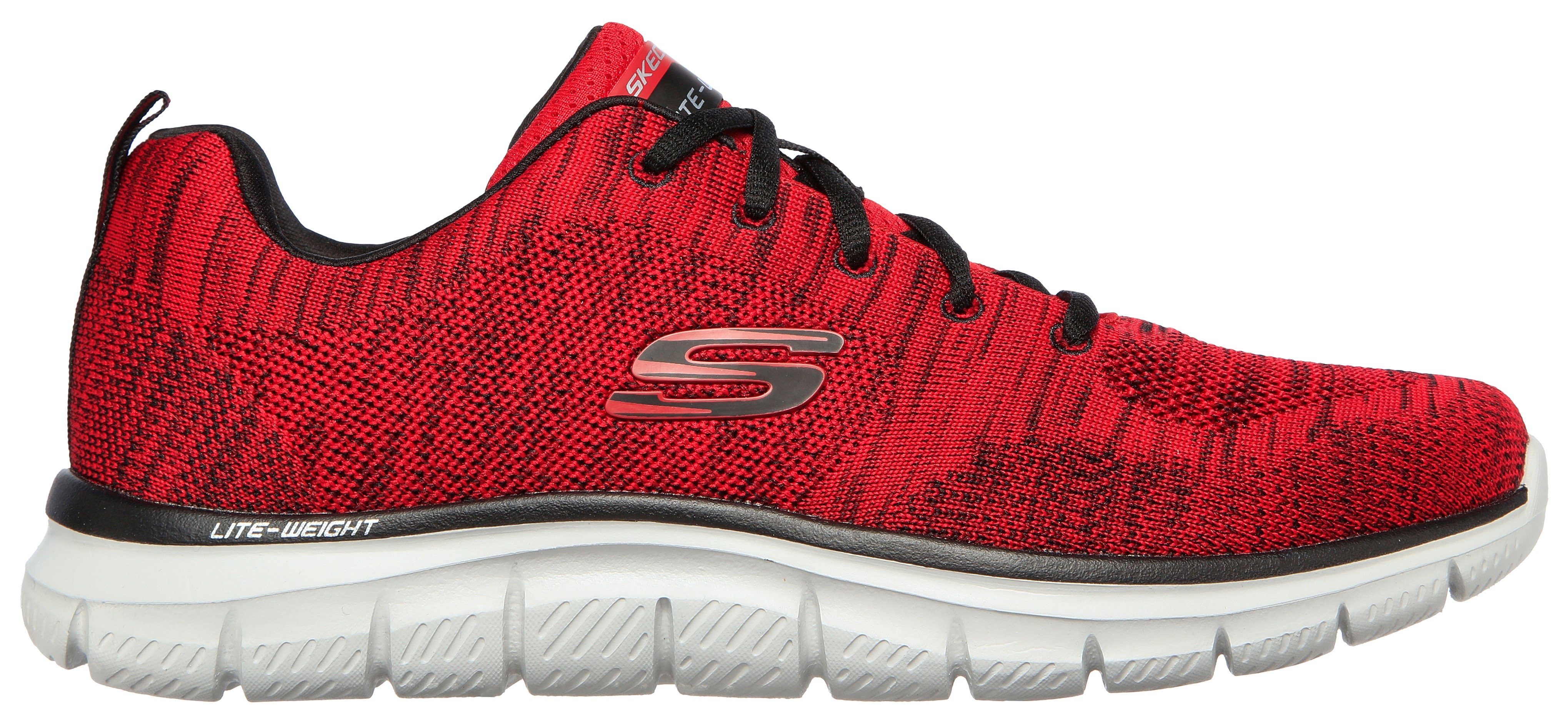 Skechers TRACK Sneaker Freizeitschuh, Halbschuh, Schnürschuh mit gepolsterter Innensohle