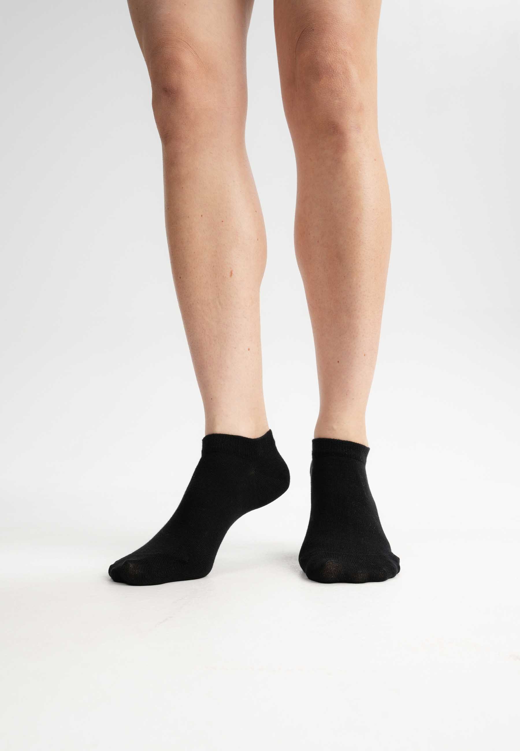 MELA Socken Sneaker Socken 3 Paare Socke Frei von Polyester und Polyamid – Bild 2 von 2