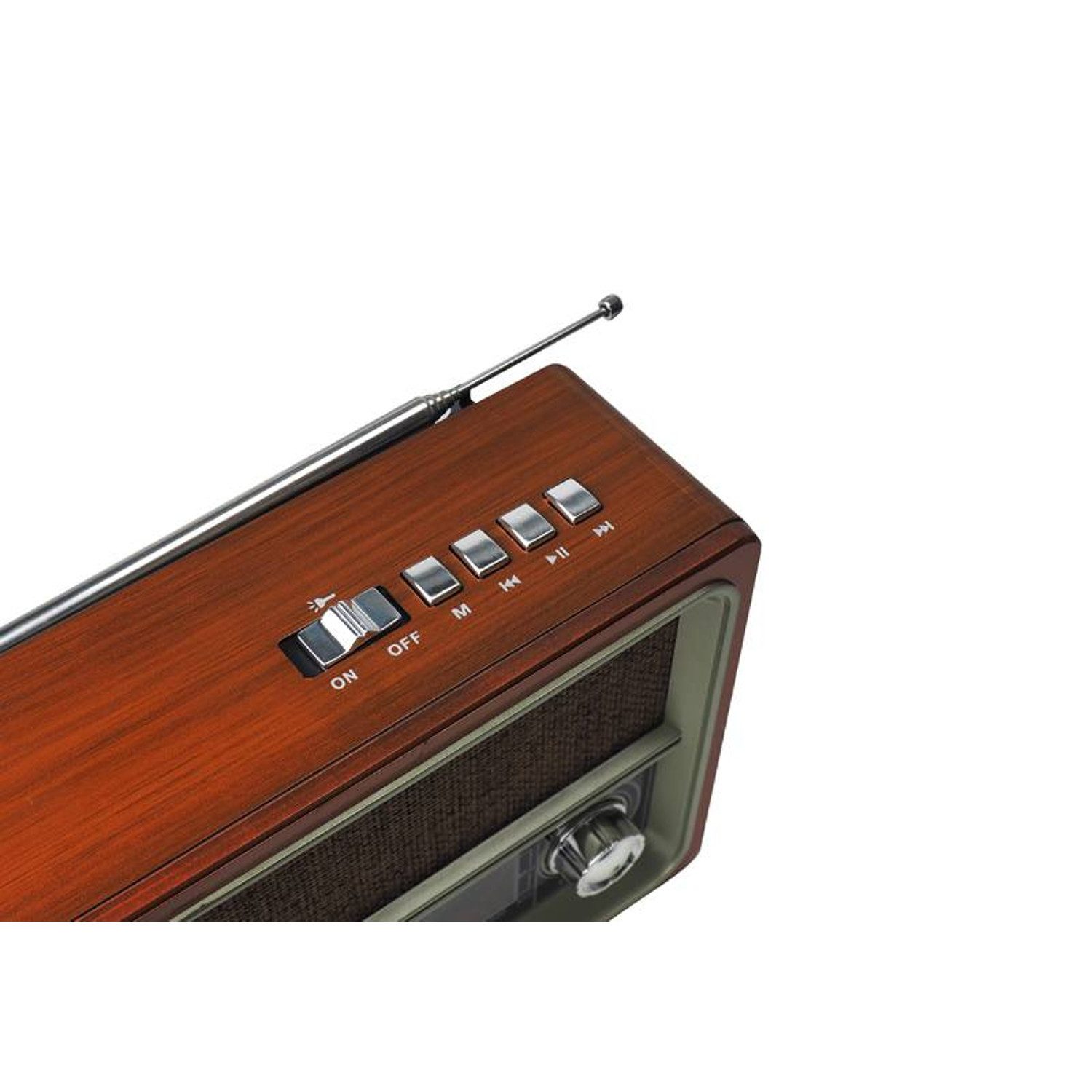 LTC LXLTC103UBT Retro-Radio (Tragbares Retro-Radio mit USB-Solarpanel Netta)