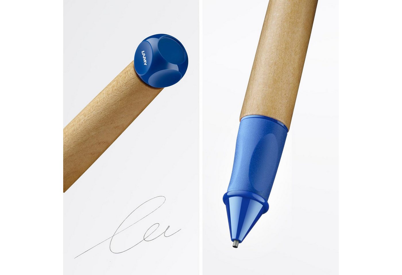 Thumbnail - LAMY Bleistift Schreiblernstift abc, mit rutschfestem, ergonomischem Griff Drehbleistift mit Ahorngehäuse