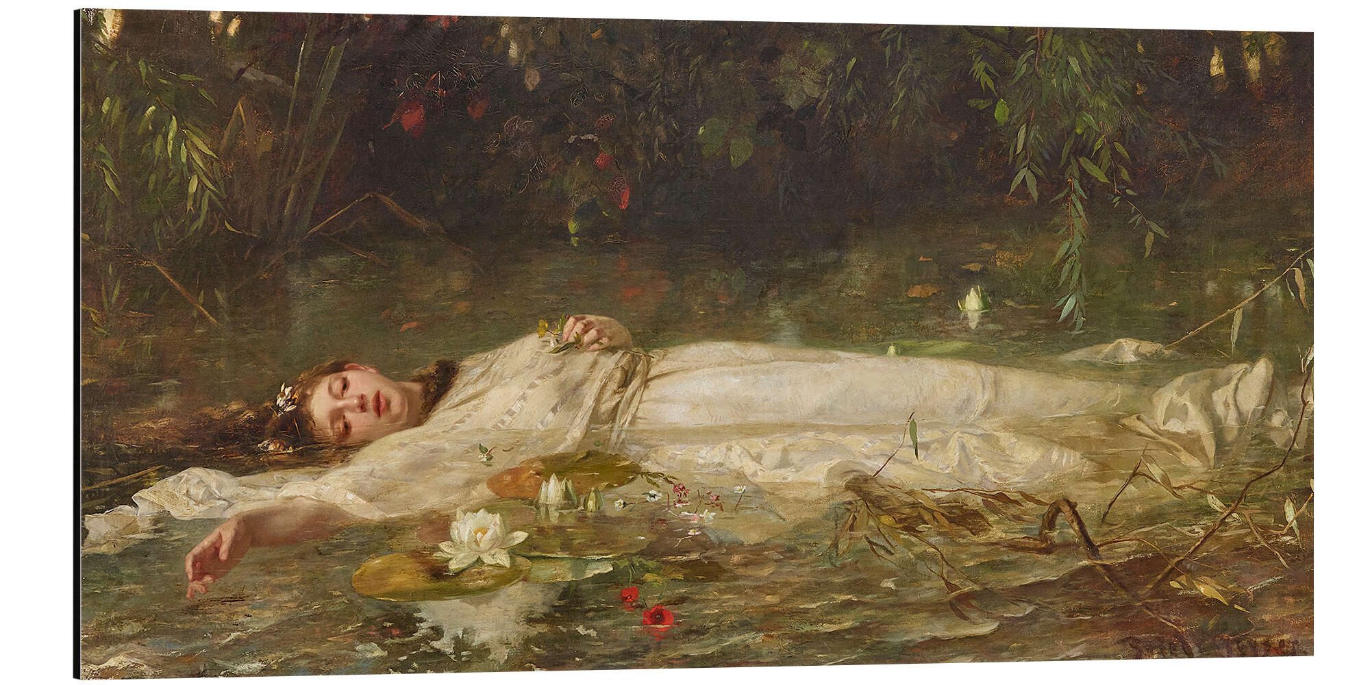 Wandbild Ophelia