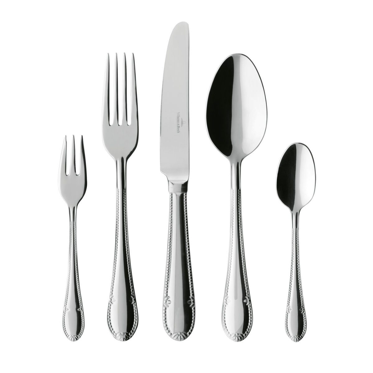 Villeroy & Boch Besteck-Set Mademoiselle 18/10 Edelstahl, 6 Personen, rostfreier Edelstahl 18/10, 30-tlg.