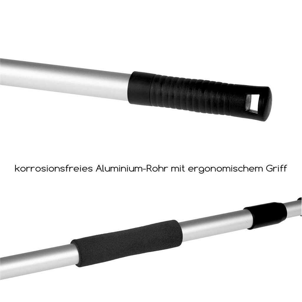 HEYNER Autowaschbürste Auto Scheibenreiniger XL 70-125cm Alu