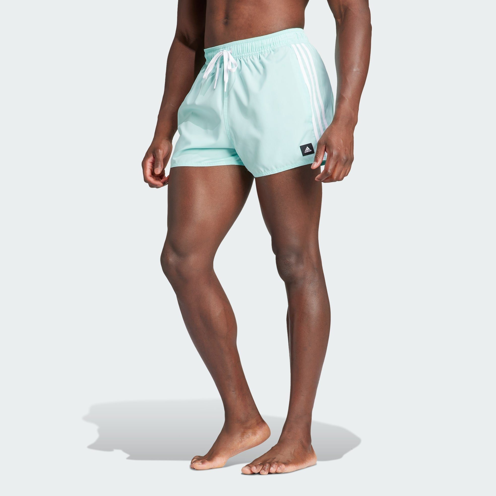 Sportswear Flash CLX adidas Semi 3-STREIFEN / Badeshorts Aqua White BADESHORTS