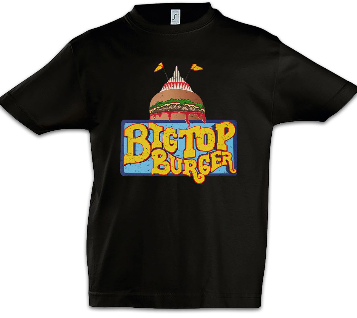Urban Backwoods Print-Shirt Bigtop Burger Kinder T-Shirt Killer 1988 Clowns From Horror Comedy (1-tlg) Outer Space Cult Classic