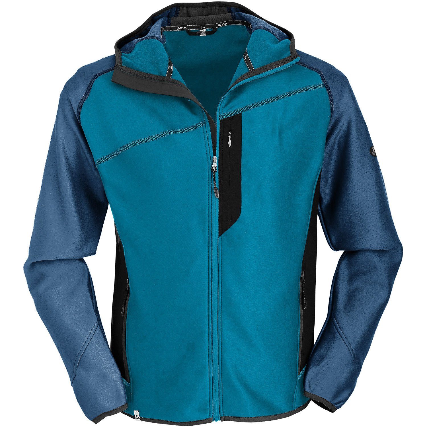 Funktionsjacke Stretchfleecejacke Taufstein II mit Kapuze