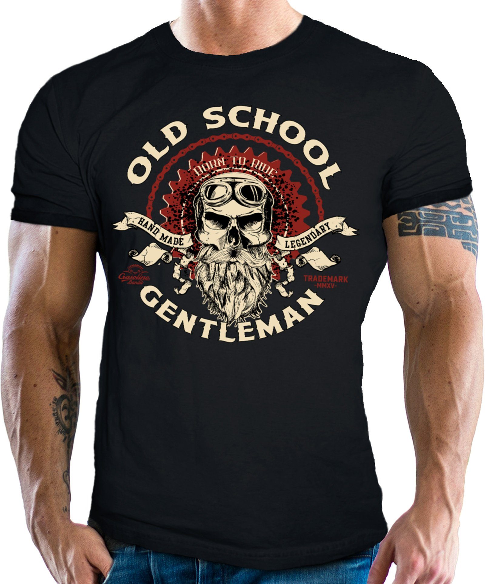 GASOLINE BANDIT® T-Shirt Original Biker Racer günstig online kaufen