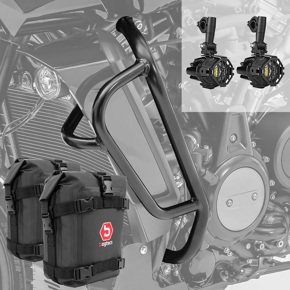 Motoguard Motor-Schutzhülle Sturzbügel + Scheinwerfer + Tasche für Harley Davidson Pan America 125