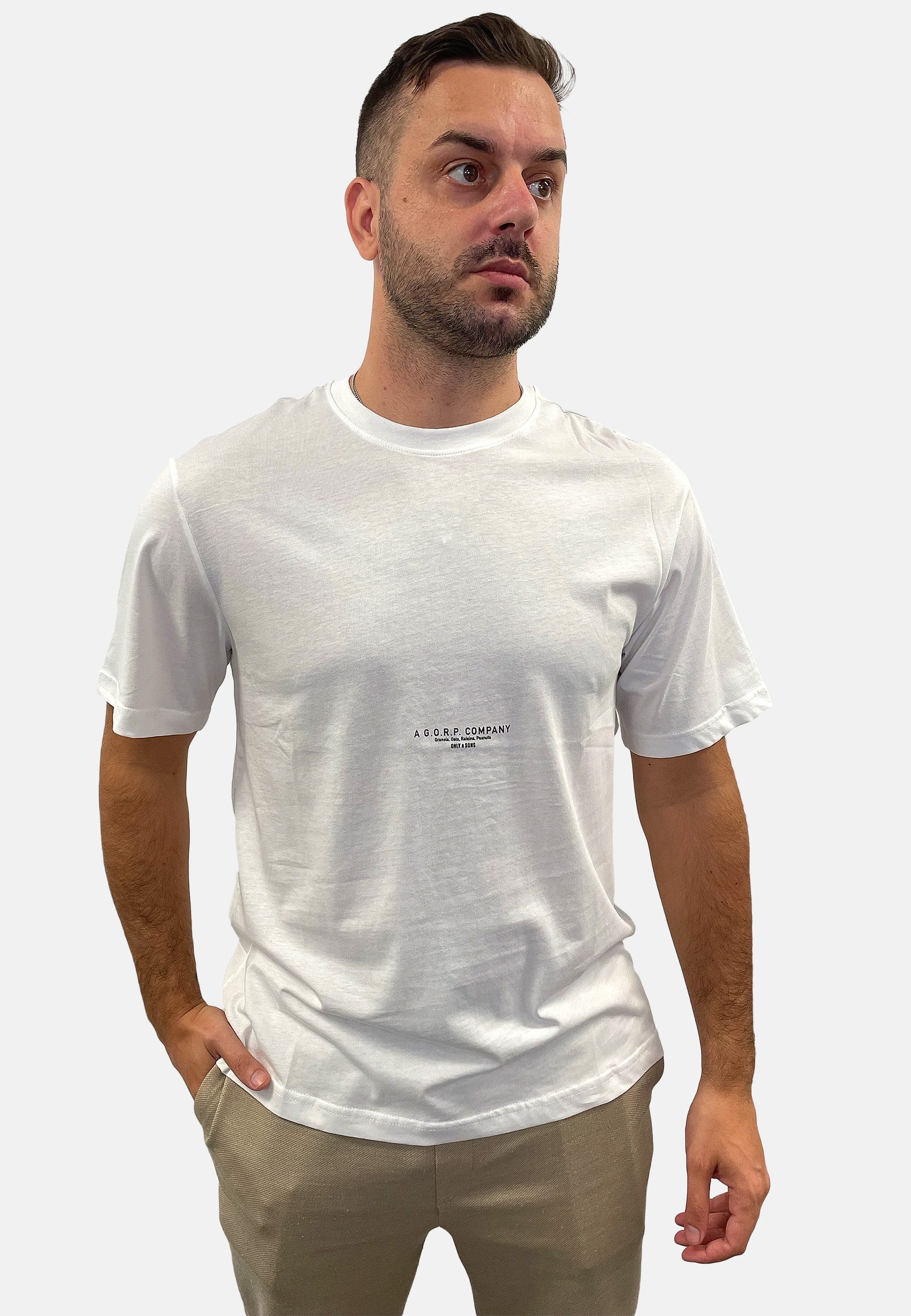 ONLY & SONS T-Shirt 2er-Set locker geschnitten Rundhals Kurzarm (2-tlg) ONSMATT LONGY SS TEE NOOS