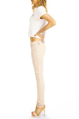 be styled Chinos Slim fit Damenhosen mit Bio-Baumwolle Chinos mit Bundfalten bio-6 Bio Baumwolle, in Unifarben