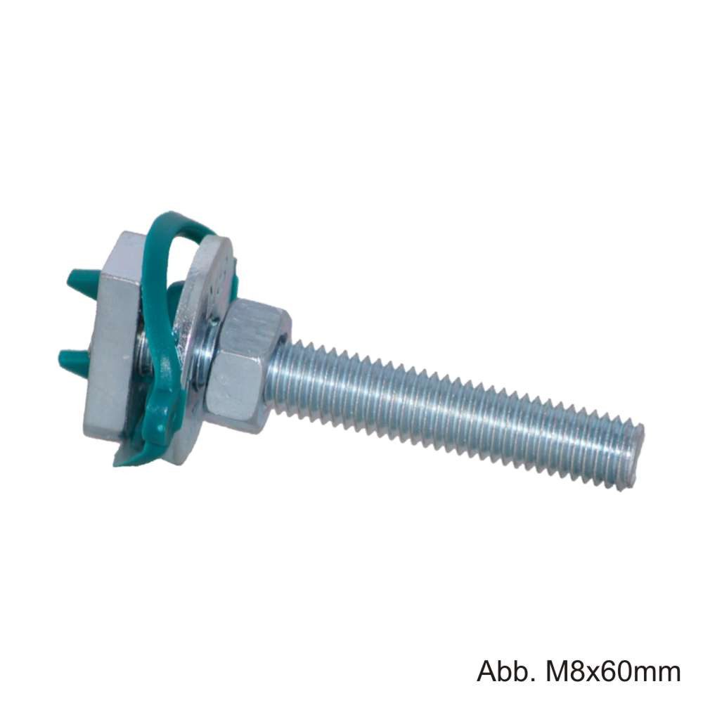 Walraven Rohrschelle BIS Hammerkopfbefestigungssatz RapidRail, verzinkt, M 8 x 80mm