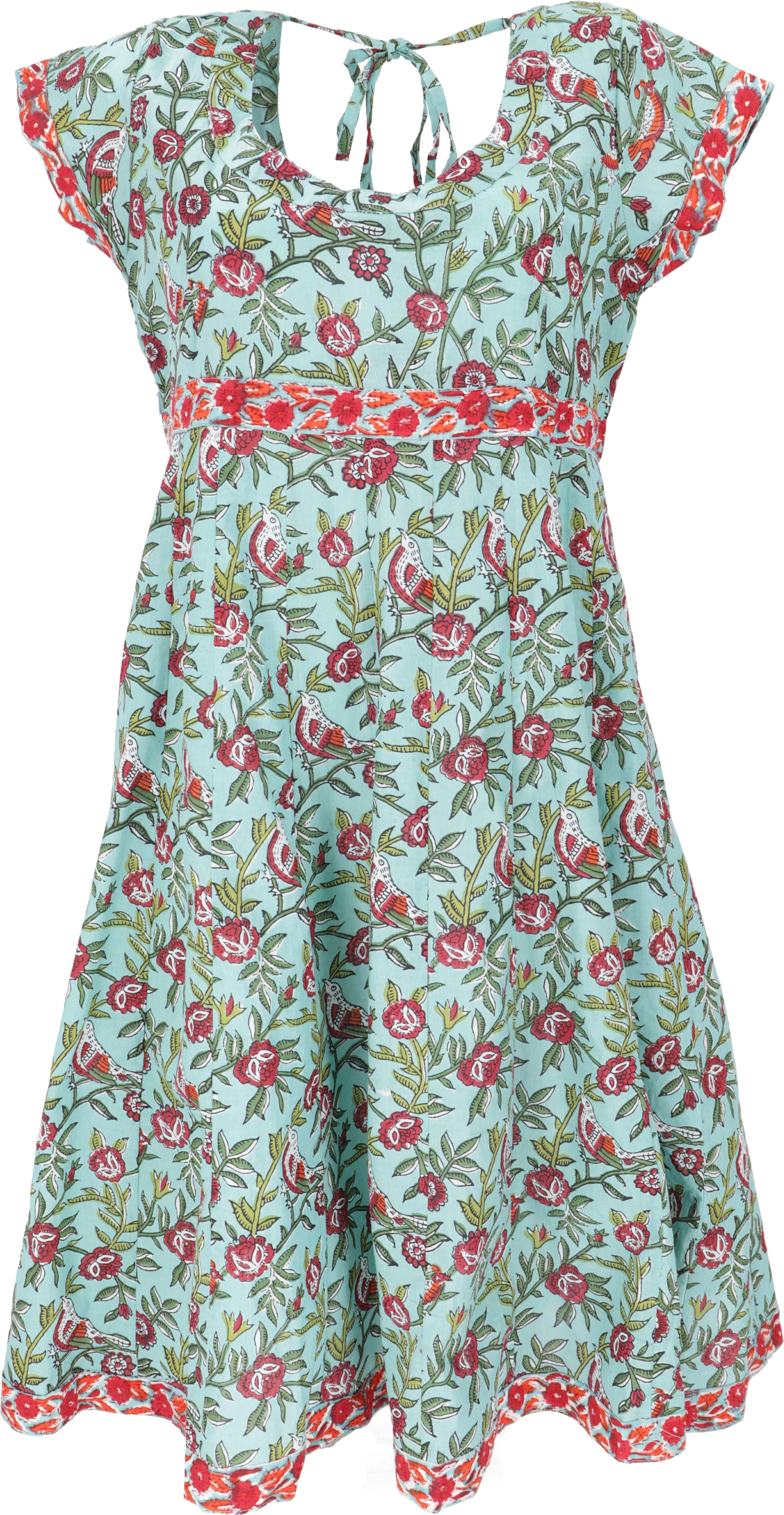 Guru-Shop Midikleid Boho Minikleid, luftiges Sommerkleid günstig online kaufen