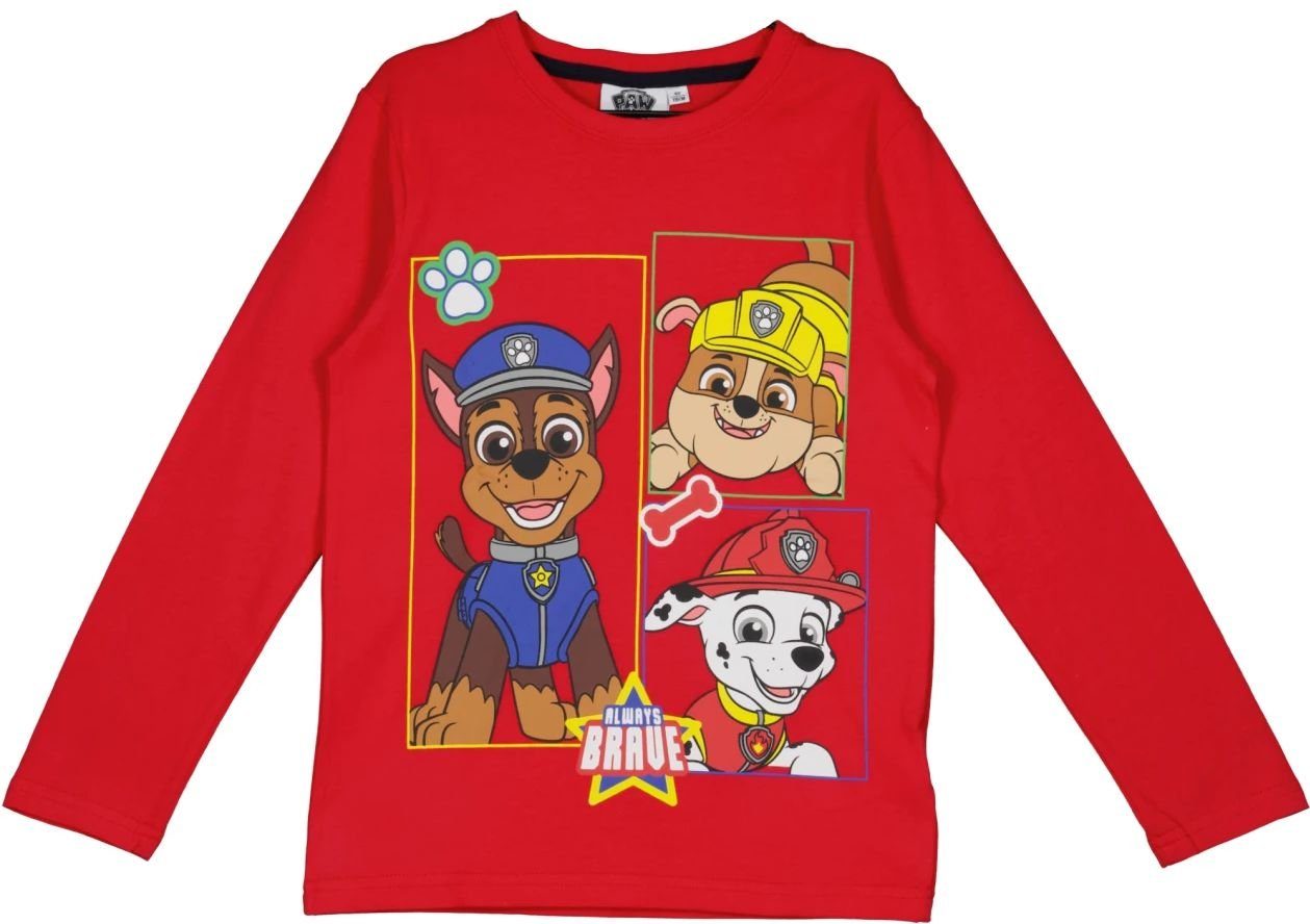 PAW PATROL Langarmshirt 2x Kinder Longsleeves Langarm T-Shirts Sweatshirts Paw Patrol