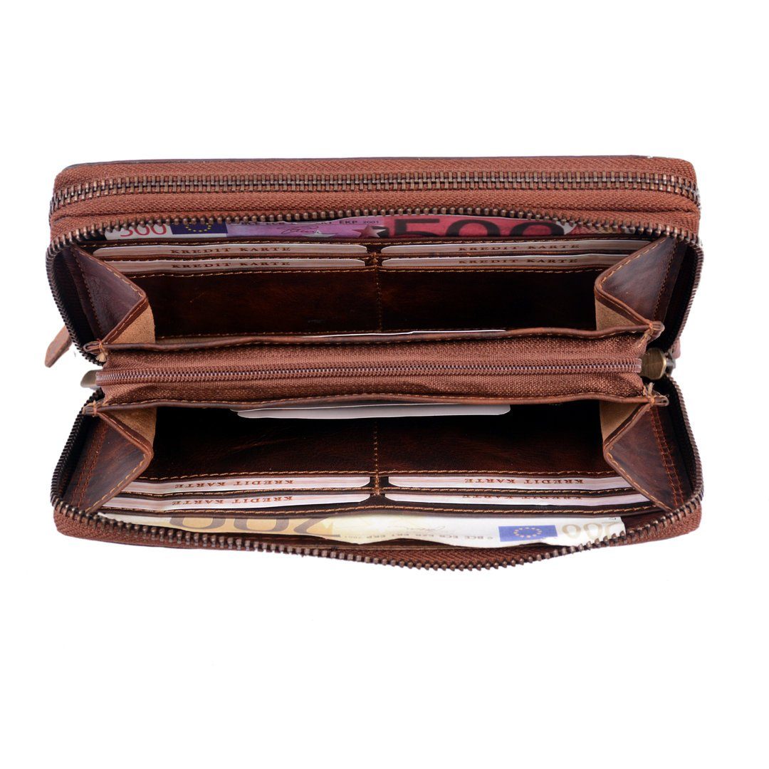 SHG Geldbörse ☼ Damen Leder Börse Portemonnaie Frauen Geldbeutel Brieftasch günstig online kaufen