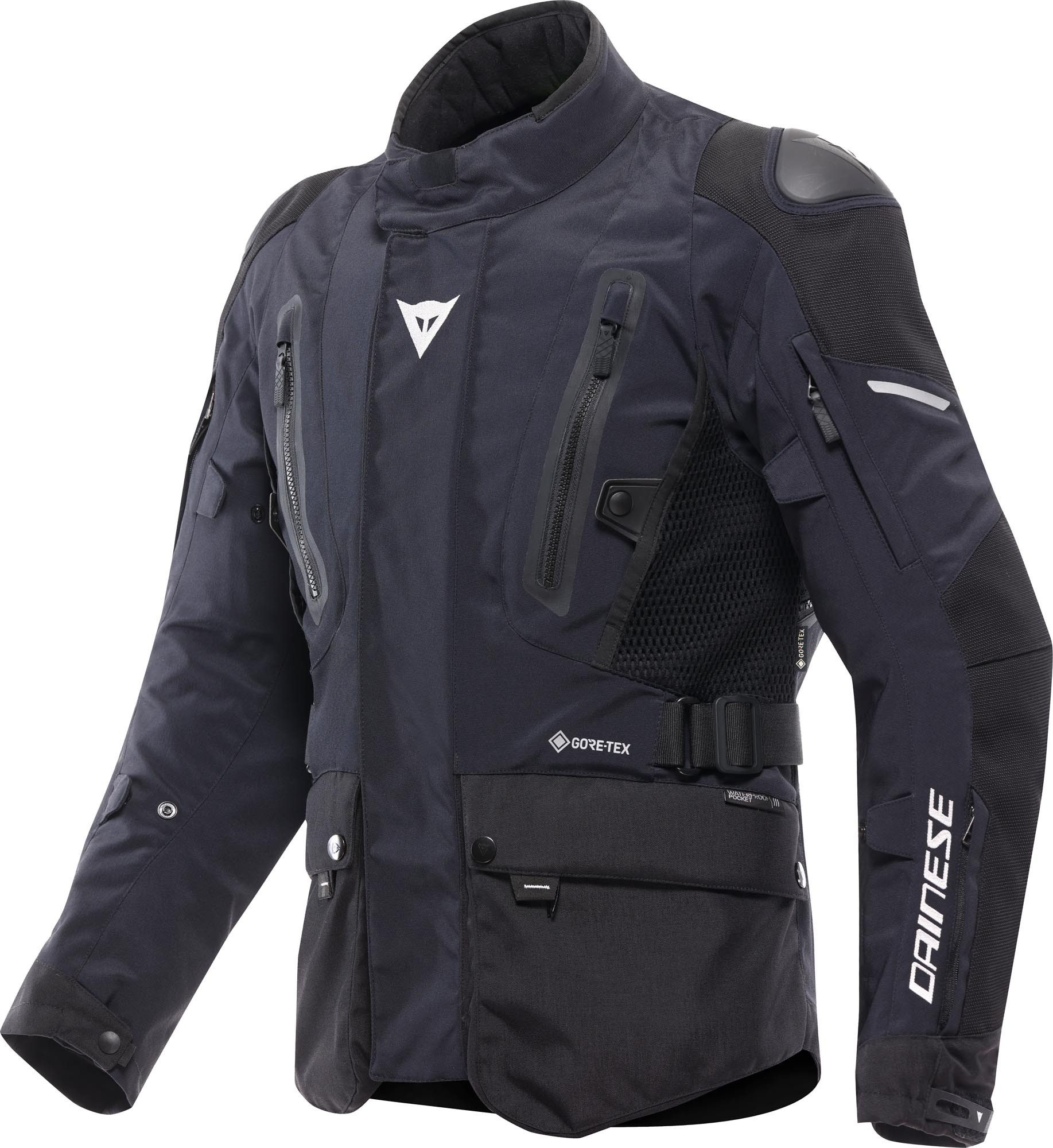 Dainese Motorradjacke Carve Master 4 Gore-Tex wasserdichte Motorrad Textiljacke Ellenbogenprotektoren enthalten,herausnehmbares Innenfutter,Schul