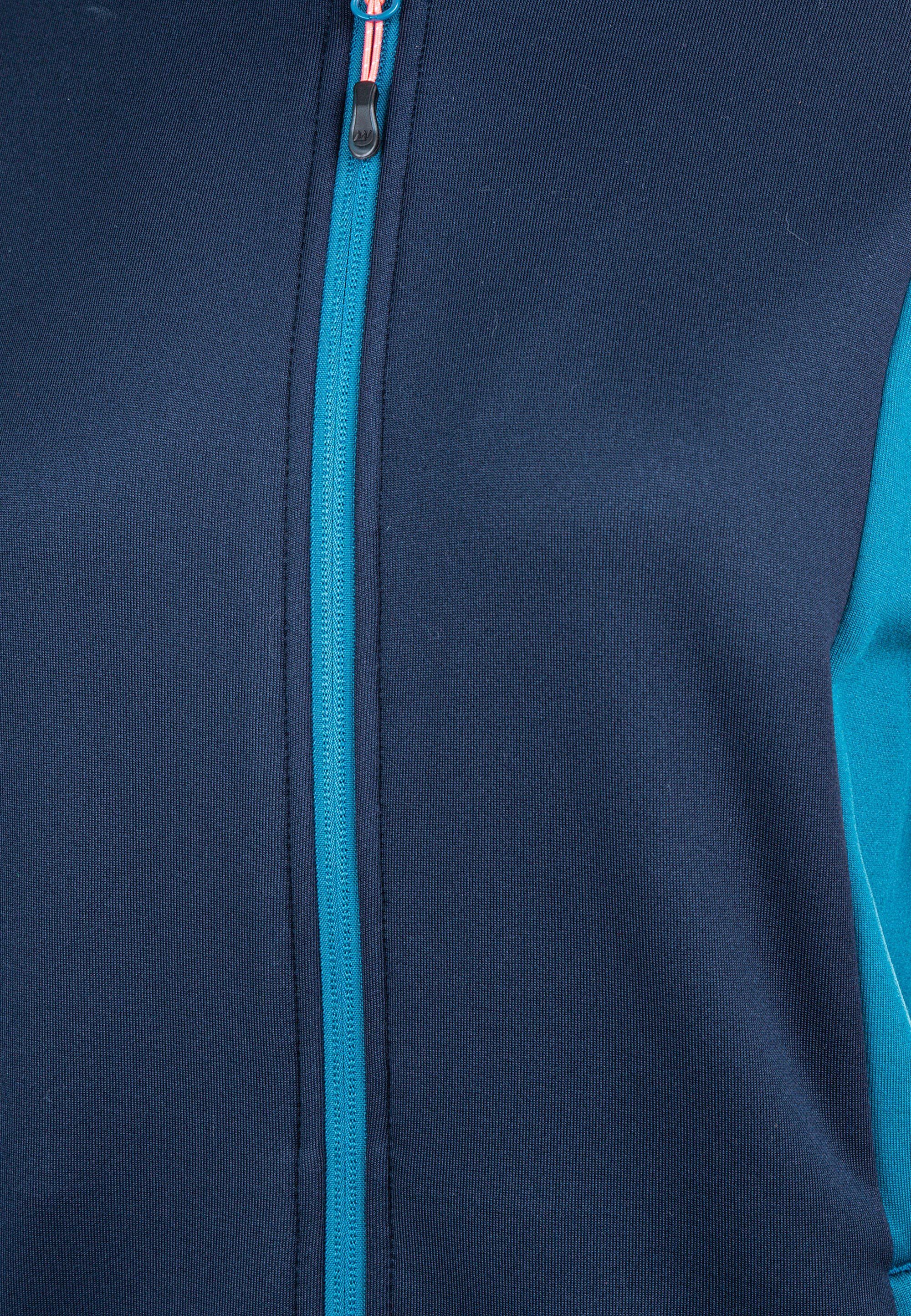 Jacket Funktionsstretch WHISTLER mit fleece petrol hochwertigem ZENSA Fleecejacke Powerstretch W