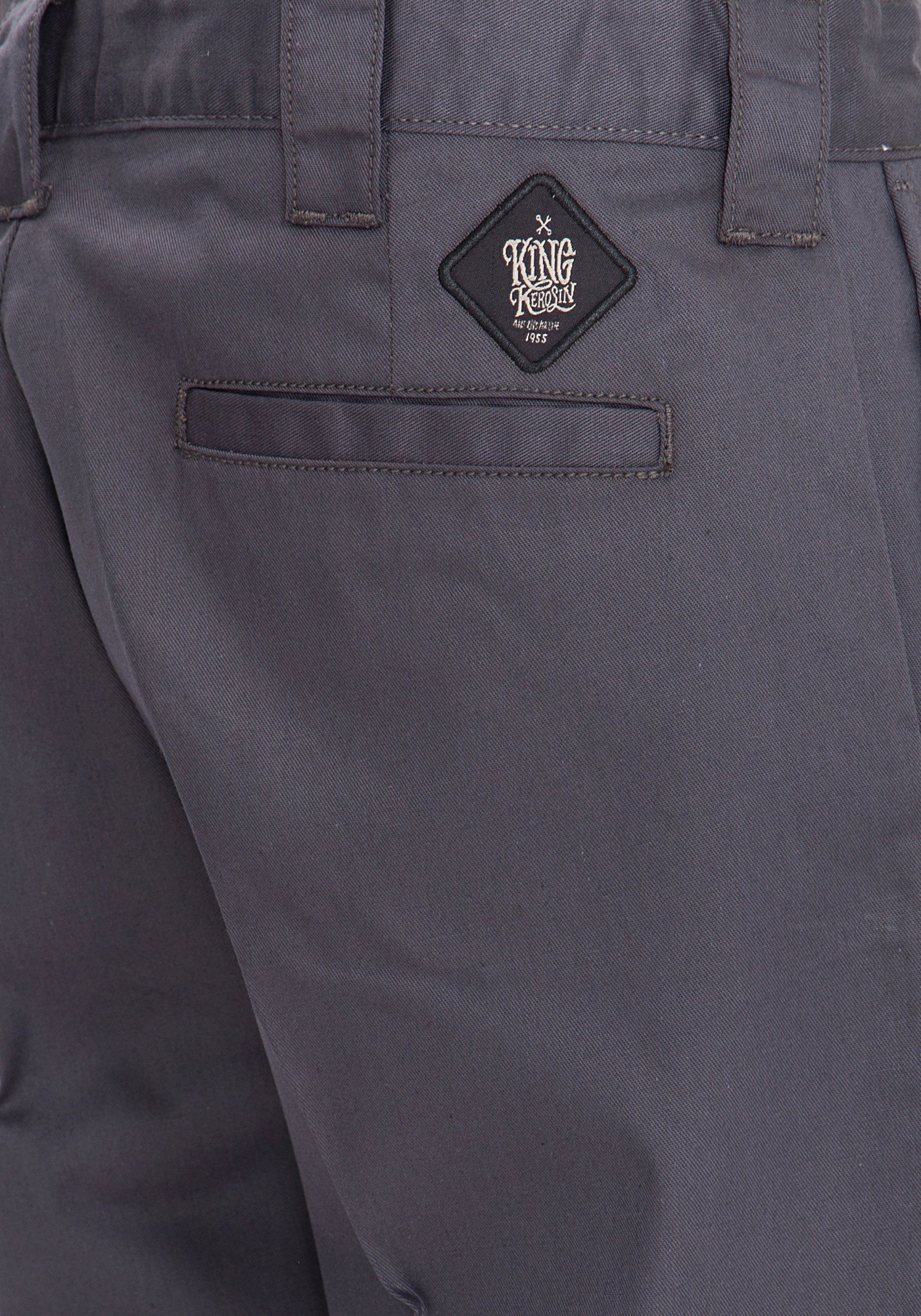 KingKerosin Jeansshorts Garage Wear in Oil-Washed Optik