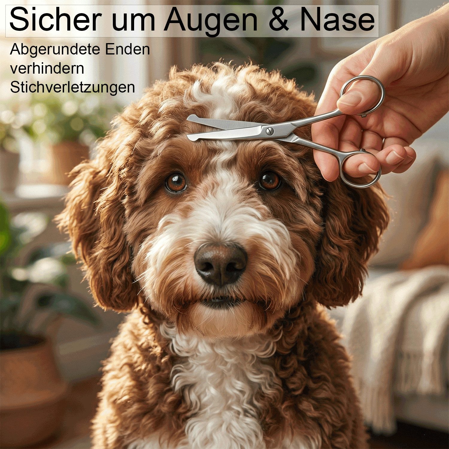 May Pfotenschutz Kleine Hunde Schere - Pfotenschere - Fellschere - Hundeschere - Schere