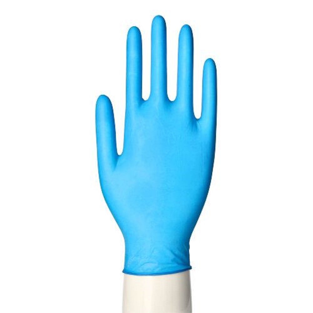 PAPSTAR Latexhandschuhe PAPSTAR 93411 Latexhandschuhe BLUE GRIP puderfrei | Handschuhe