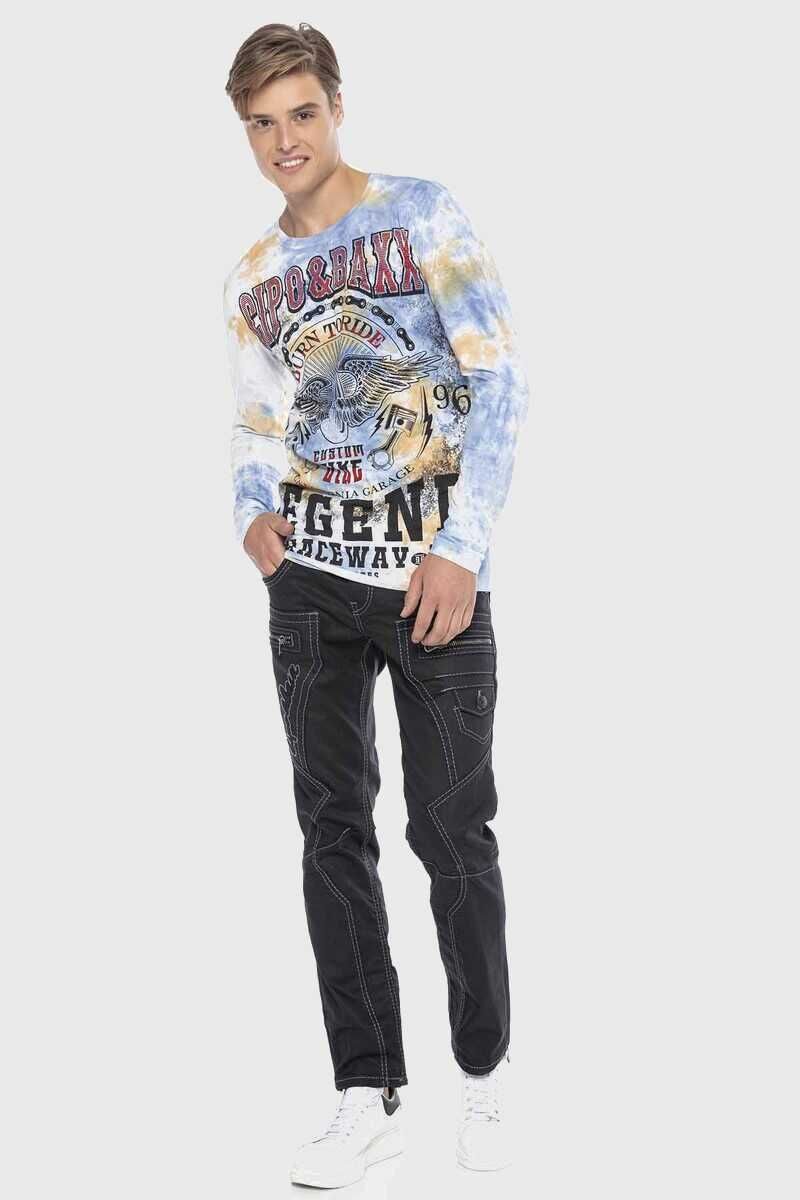 Cipo & Baxx T-Shirt Sweatshirts mit coolem Print