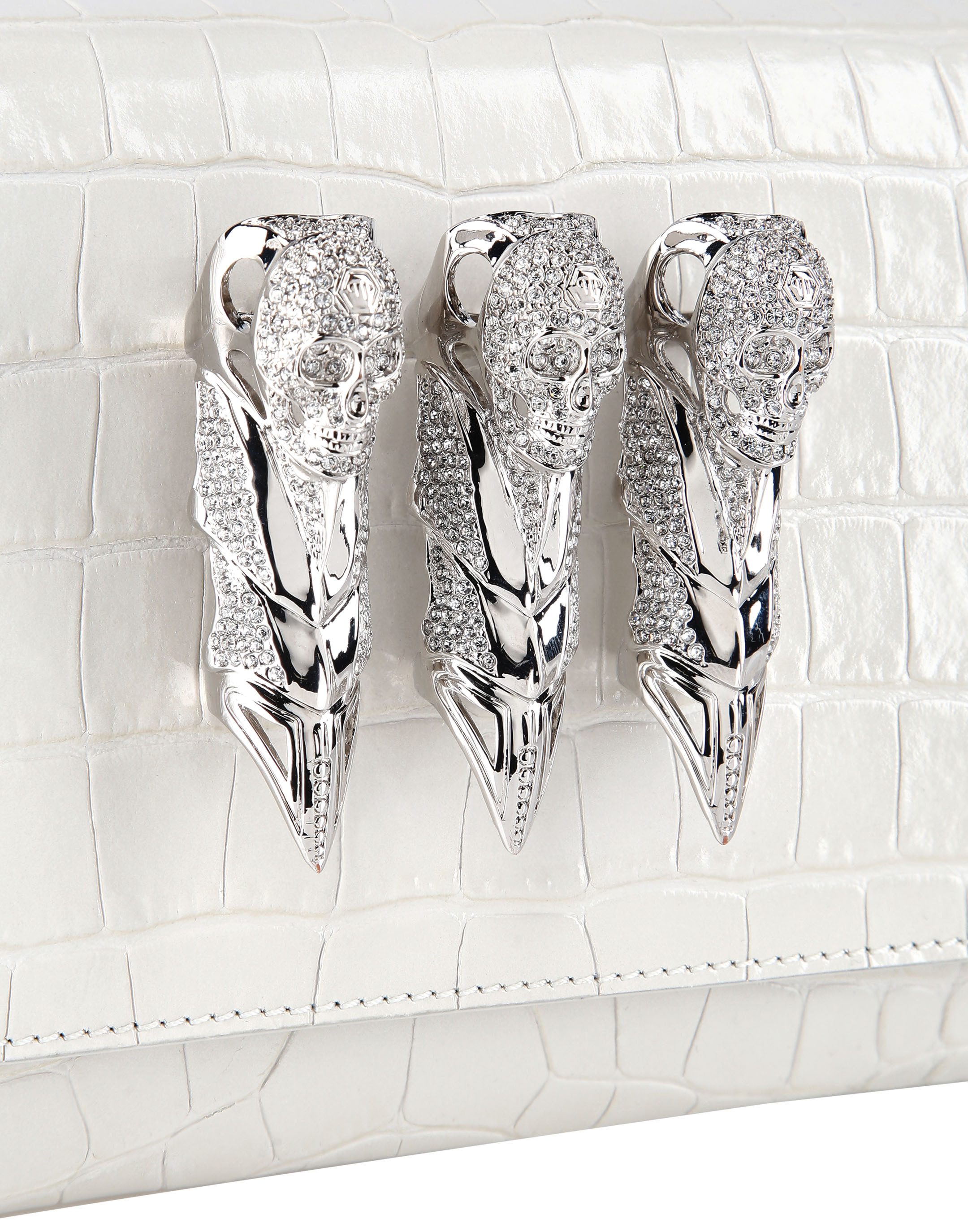 PHILIPP PLEIN Clutch Mit Schmucksteinen