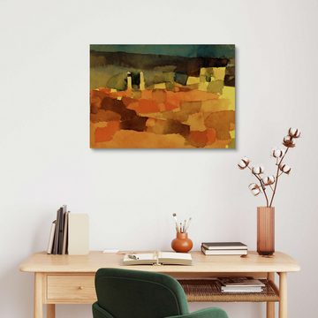 Posterlounge Holzbild Paul Klee, Skizze von Sidi Bou Said, Malerei
