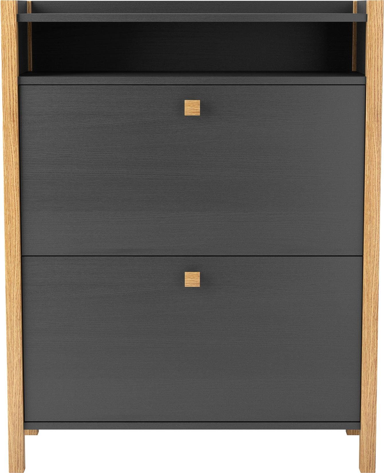 Woodman Schuhbank Charis, im skandinavian Design, Holzfurnier aus Eiche, FSC®-zertifiziert