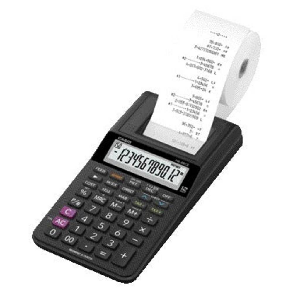 CASIO Taschenrechner Druckender Tischrechner HR-8RCE-BK, Angewinkeltes Display – Bild 3 von 3