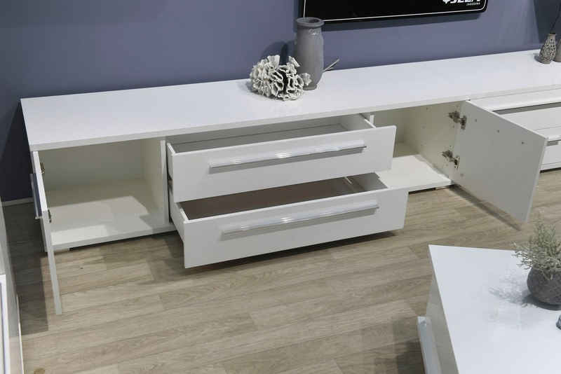 Places of Style TV-Board Piano, Hochglanz UV lackiert, mit Soft-Close-Funktion
