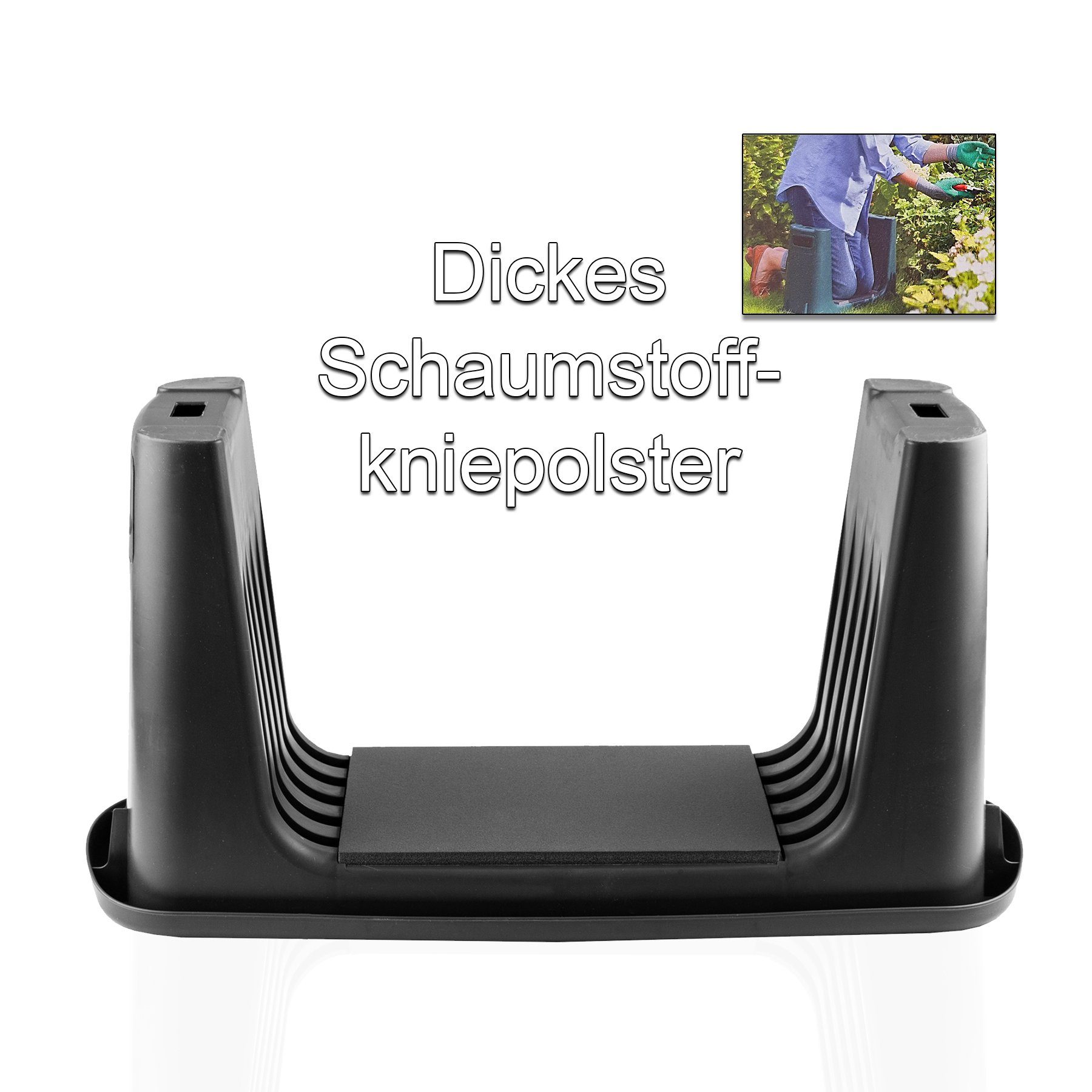 BigDean Kniebank Gartenbank + Polsterung Pflanzhilfe günstig online kaufen