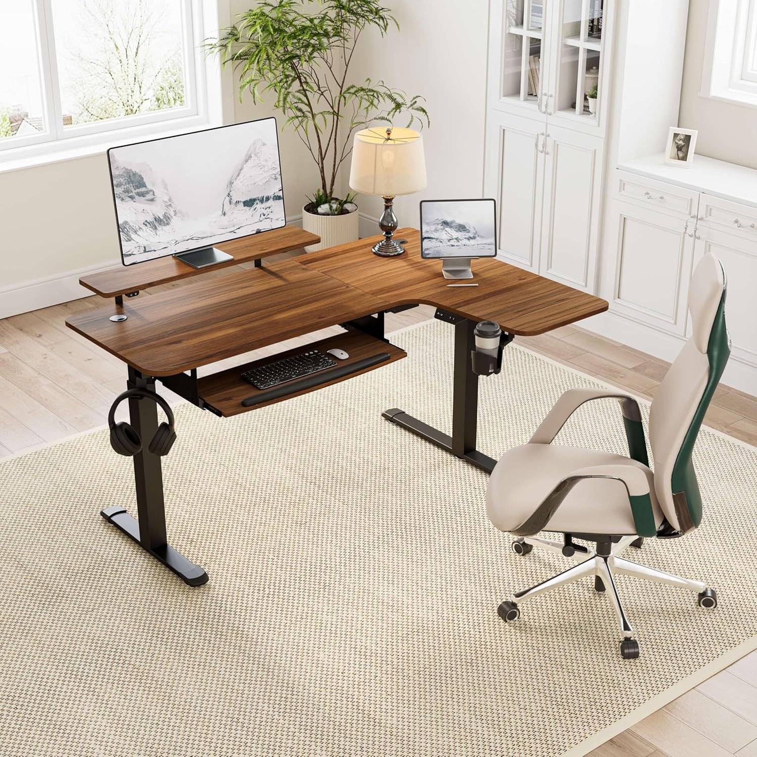 EE EUREKA ERGONOMIC Schreibtisch Höhenverstellbarer(74–122cm) Elektrisch günstig online kaufen