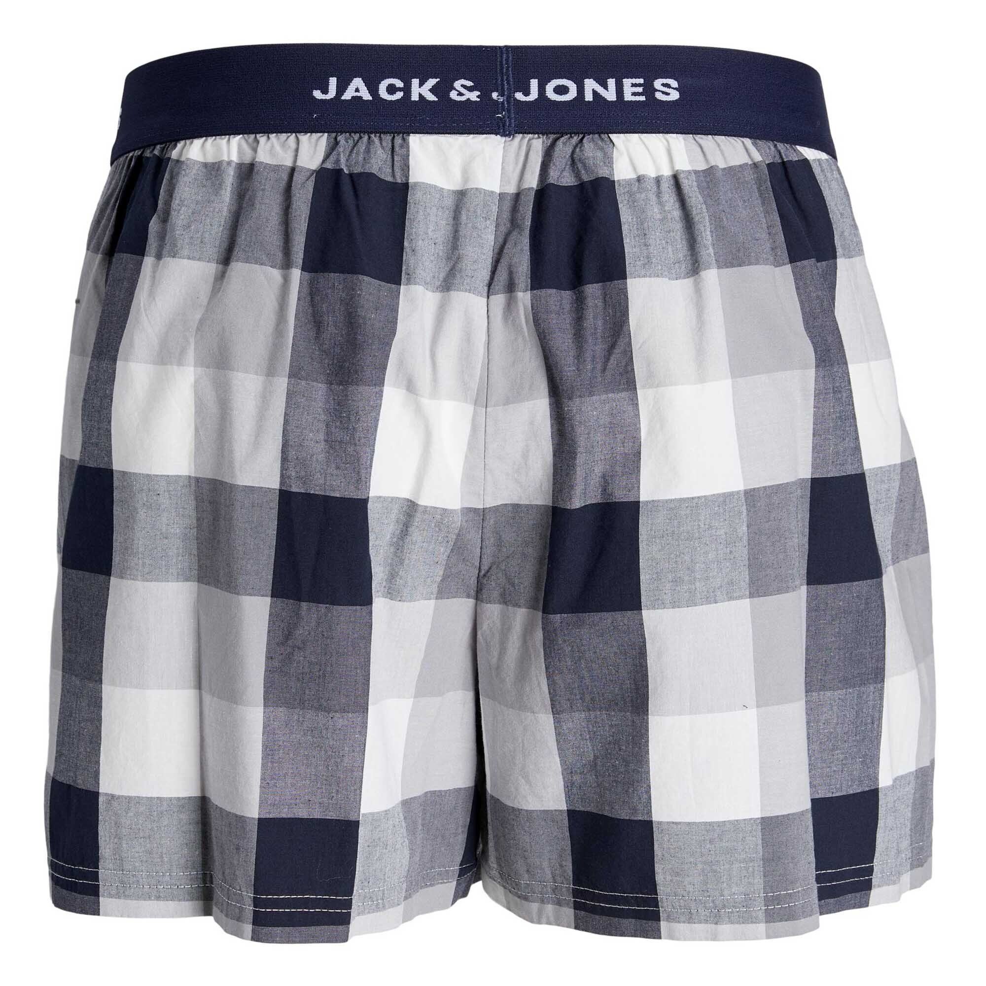 Boxershorts 2er Jack - Pack & Web-Boxershorts JACLUCA Herren Jones CHECK