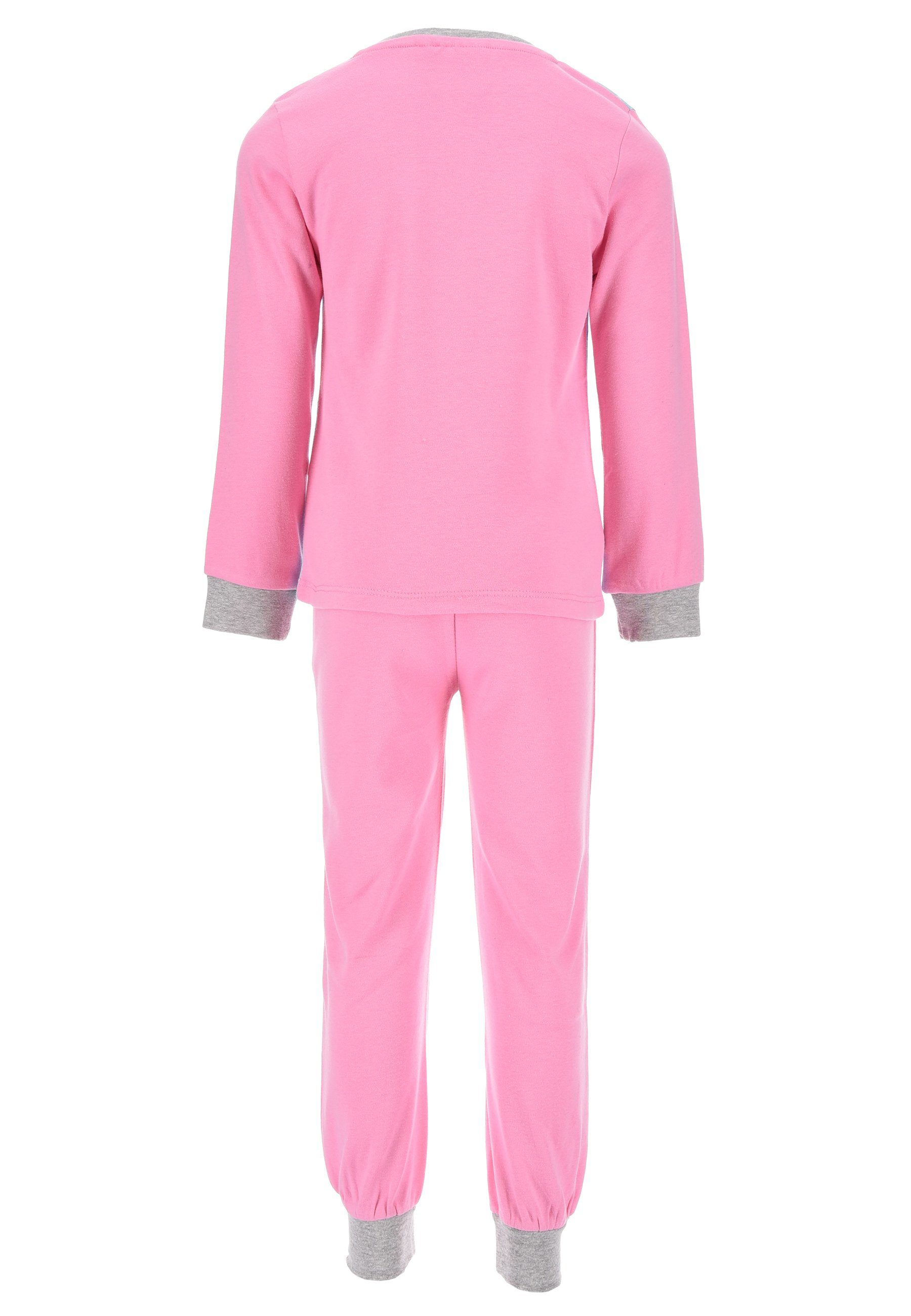 Pink (2 + Schlafhose Na! Pyjama tlg) Surprise Langarm-Shirt Schlafanzug Na! Mädchen Schlafanzug Kinder Na!