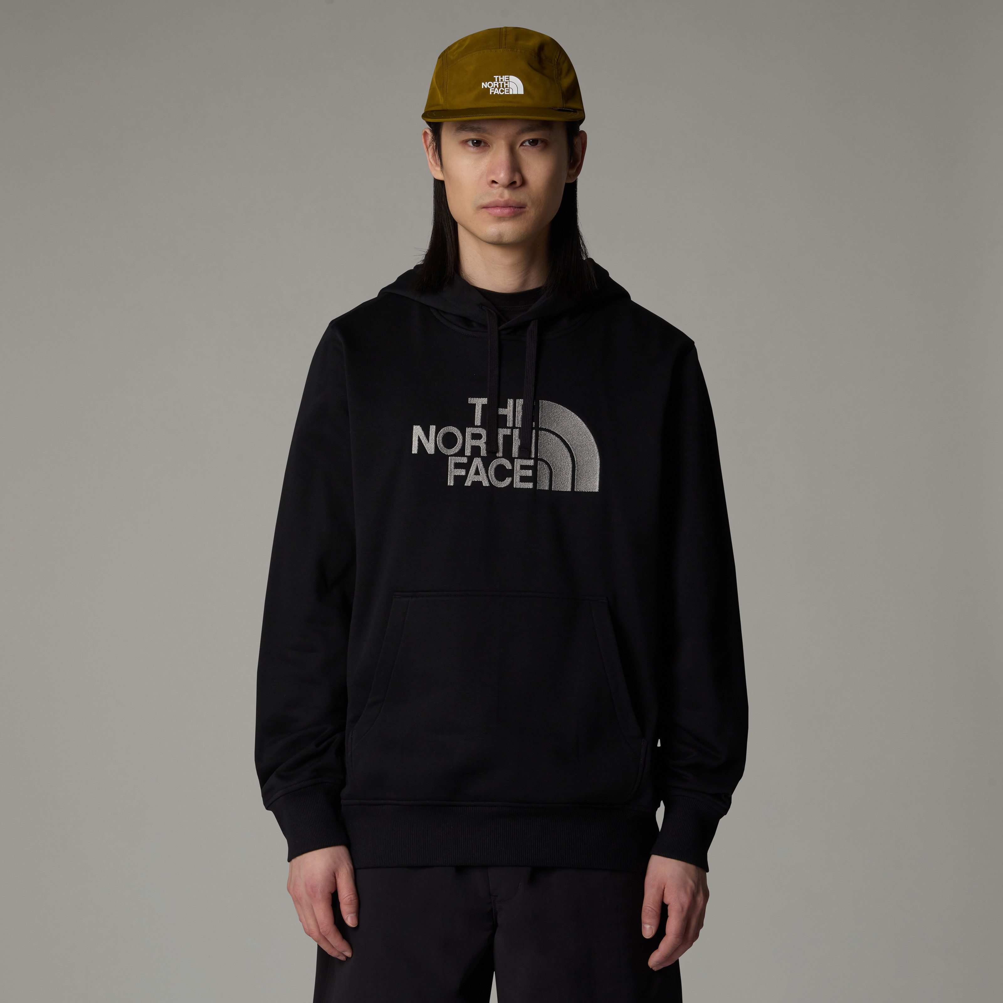 The North Face Kapuzensweatshirt M DREW PEAK REGULAR HOODIE mit Kängurutasche, mit regulierbarer Kapuze, sportlicher Stil
